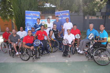 Getafe celebró el campeonato nacional de pádel en silla de ruedas