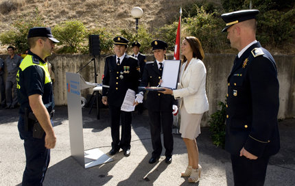 La alcaldesa felicita a la Policía local por su “esfuerzo y compromiso”