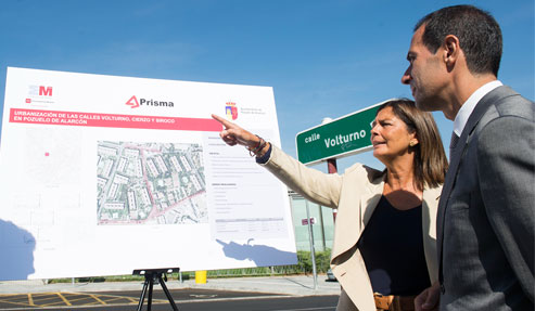 Visita a las calles rehabilitadas de Prado de Somosoguas 