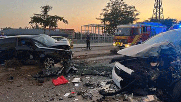 Detenidos 3 ocupantes del coche robado que provocó un accidente mortal en una persecución en Villaverde