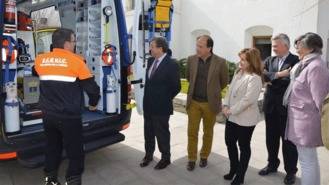 La nueva ambulancia del Servicio de Transporte Sanitario se convierte en UVI móvil