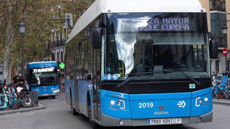 Los autobuses de la EMT vuelven a ser gratuitos este lunes tras el puente de la Constitución