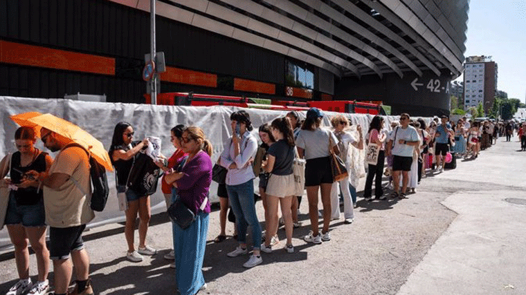 Cortes y desvios de tráfico en el entorno del Bernabéu por los conciertos de Taylor Swift