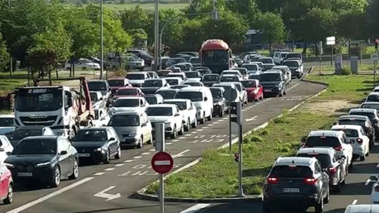 Atascos denunciados por los vecinos. Imagen, Asociación Vecinal Sanchinarro