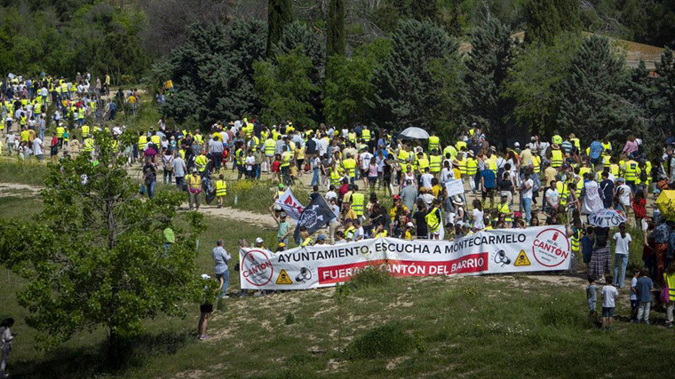 Maroto exige la paralización 'inmediata' del cantón de Montecarmelo tras aparecer restos de brigadistas