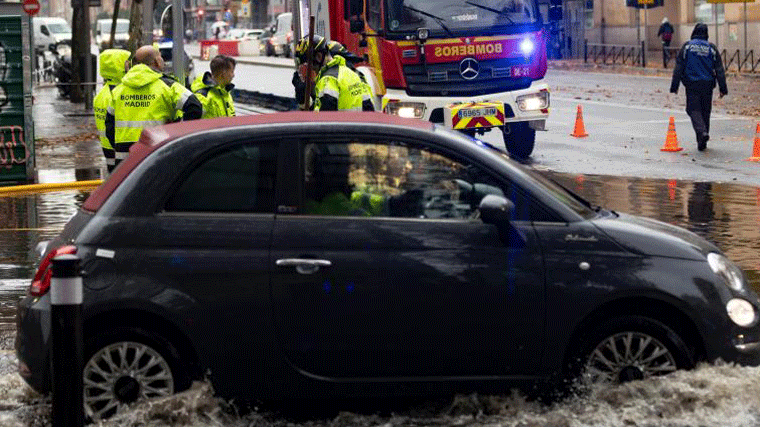 La lluvia deja más de 400 incidencias, sobre todo en la capital, Soto, Colmenar y Corredor