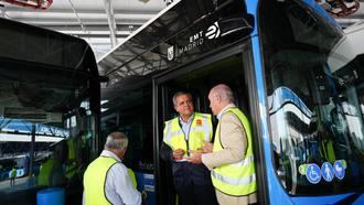 Madrid avanza hacia la movilidad sostenible con 338 autobuses eléctricos en su flota pública