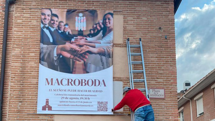 Una parroquia de Sanse acogerá el 29 de julio la primera macroboda de Madrid