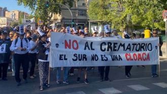 Nueva manifestación vecinal para mostrar el rechazo de Usera y Villaverde al crematorio de la M-40