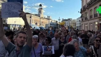 Cientos de personas se manifiestan en Madrid contra la visita de Milei y denuncian 'violación' de derechos humanos