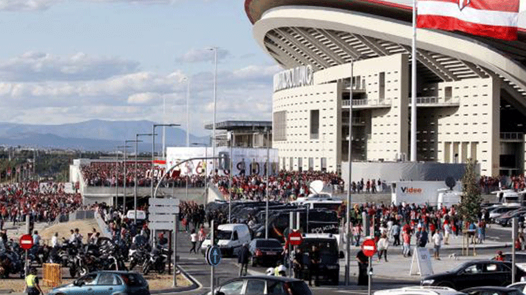 1.100 efectivos vigilarán el partido del Atlético de Madrid-Lille en el Metropolitano