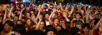 Metro refuerza la L 2 y 4 para la celebración en Cibeles de la Eurocopa