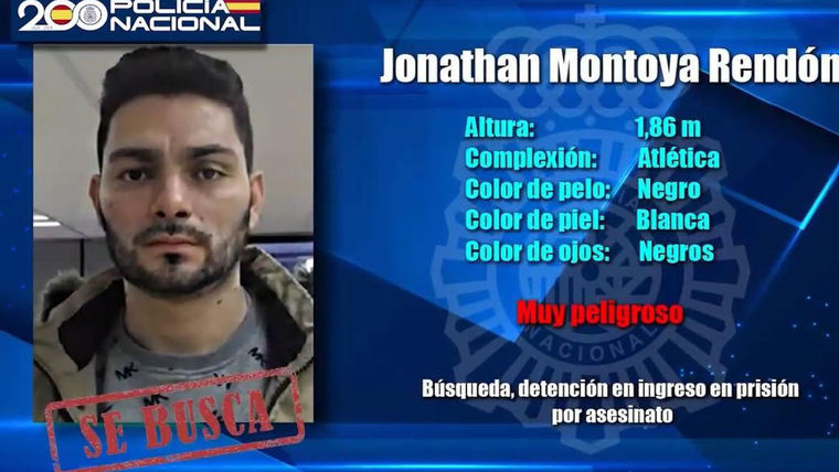 Detenido Jonathan Montoya, uno de los fugitivos más buscados, condenado por matar a un capo en el 12 de Octubre