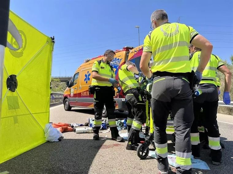 Dos motoristas en estado crítico tras accidentes en Madrid y Collado Villalba