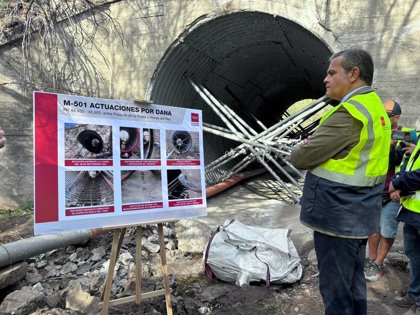 Abre el miércoles al tráfico el tramo de la M-501 cerrado por la DANA