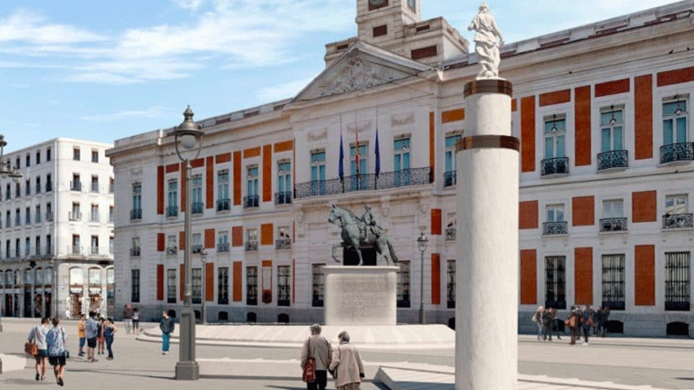 La Puerta del Sol no tendrá previsiblemente toldos este verano, se sigue estudiando su viabilidad