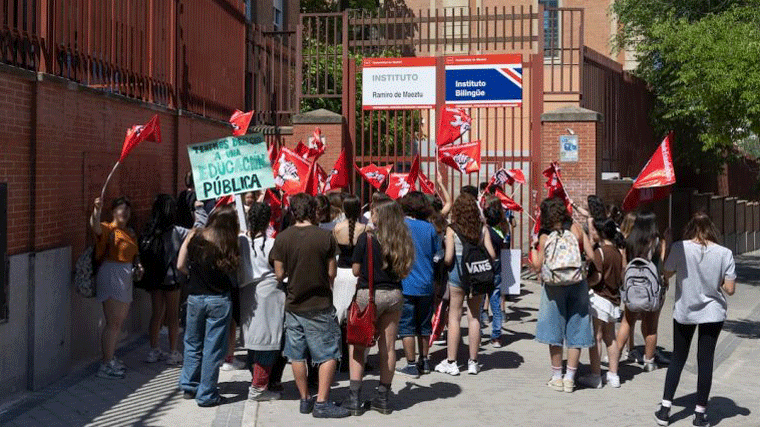 La comunidad educativa del Maeztu se concentrará el jueves contra la EEA al grito de 'No somos sardinas'