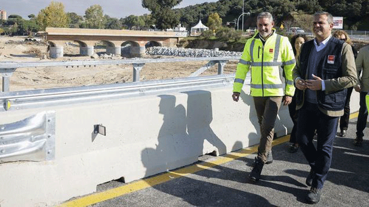 La L-541, 545 y 547 recuperan su itinerario tras abrir los puentes de Aldea del Fresno