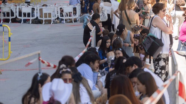 Cibeles recibió 25 avisos por ruido en el concierto de Taylor Swift, el Samur realizó 13 asistencias