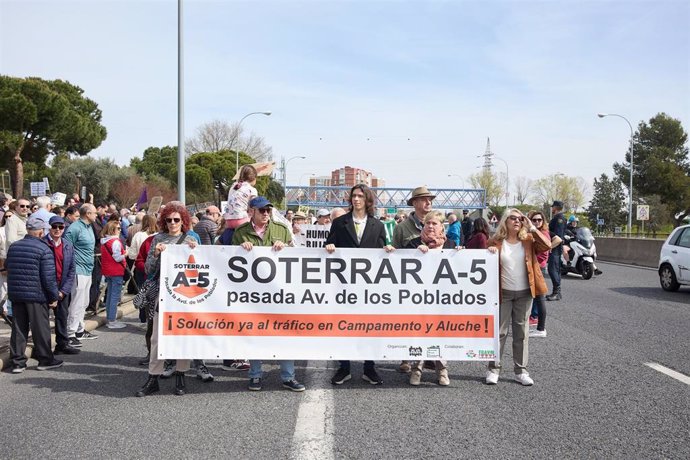 Maestre: No hay una razón ténnica para que la A-5 no sea soterrada entera y llegue a Campamento y Aluche