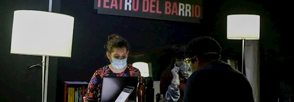 Teatro del Barrio se reconvierte en sede del banco de alimentos de Lavapiés