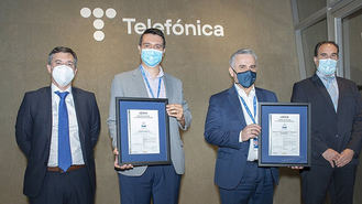 Telefónica España, empresa con más servicios certificados en el ENS por Aenor