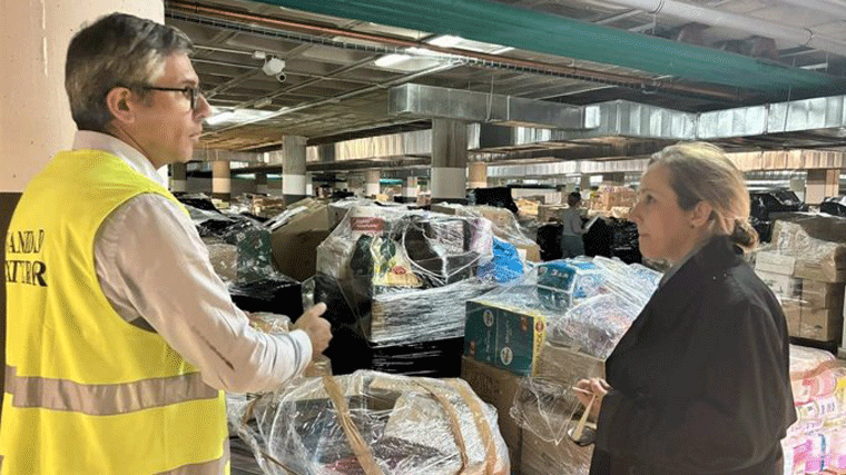 Un espacio del CSIC acoge cientos de toneladas de ayuda para afectados por la DANA