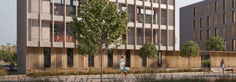 Arranca la construcción de las primeras 52 viviendas públicas de madera en Madrid, estarán en 2025